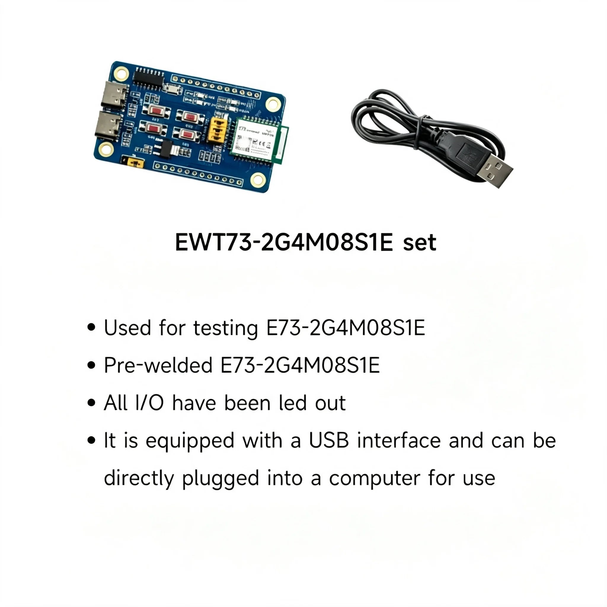 E73-2G4M08S1C/CX  E73-2G4M08S1E/EX E83-2G4M03S EBYTE E73 Series Wireless BLE Module BLE4.0/5.1/5.1 nRF52840 nRF52833 nRF5340