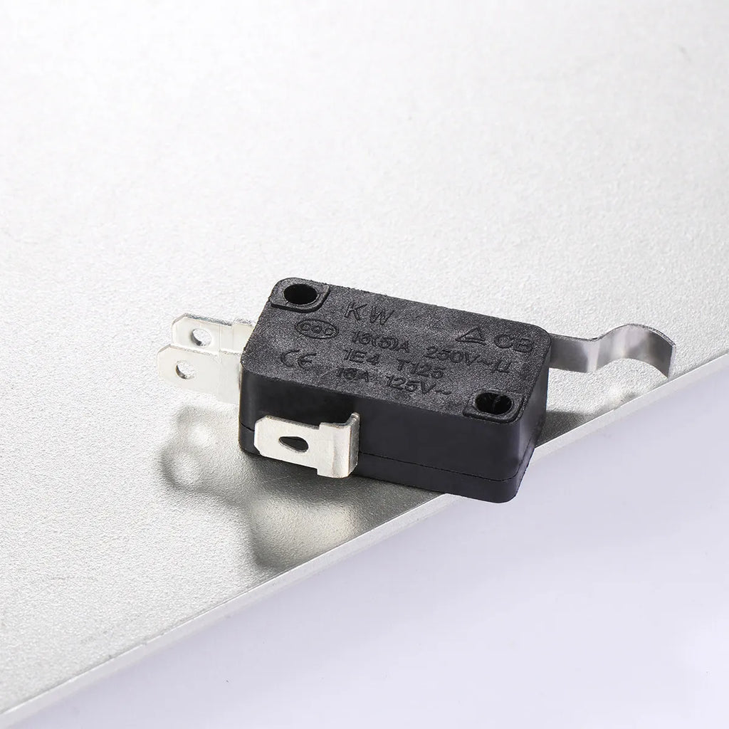 10Pcs Micro Switch Limit Switch 3 Long Hinge Lever Momentary Push Button for Electronic Devices Home Appliances Business
