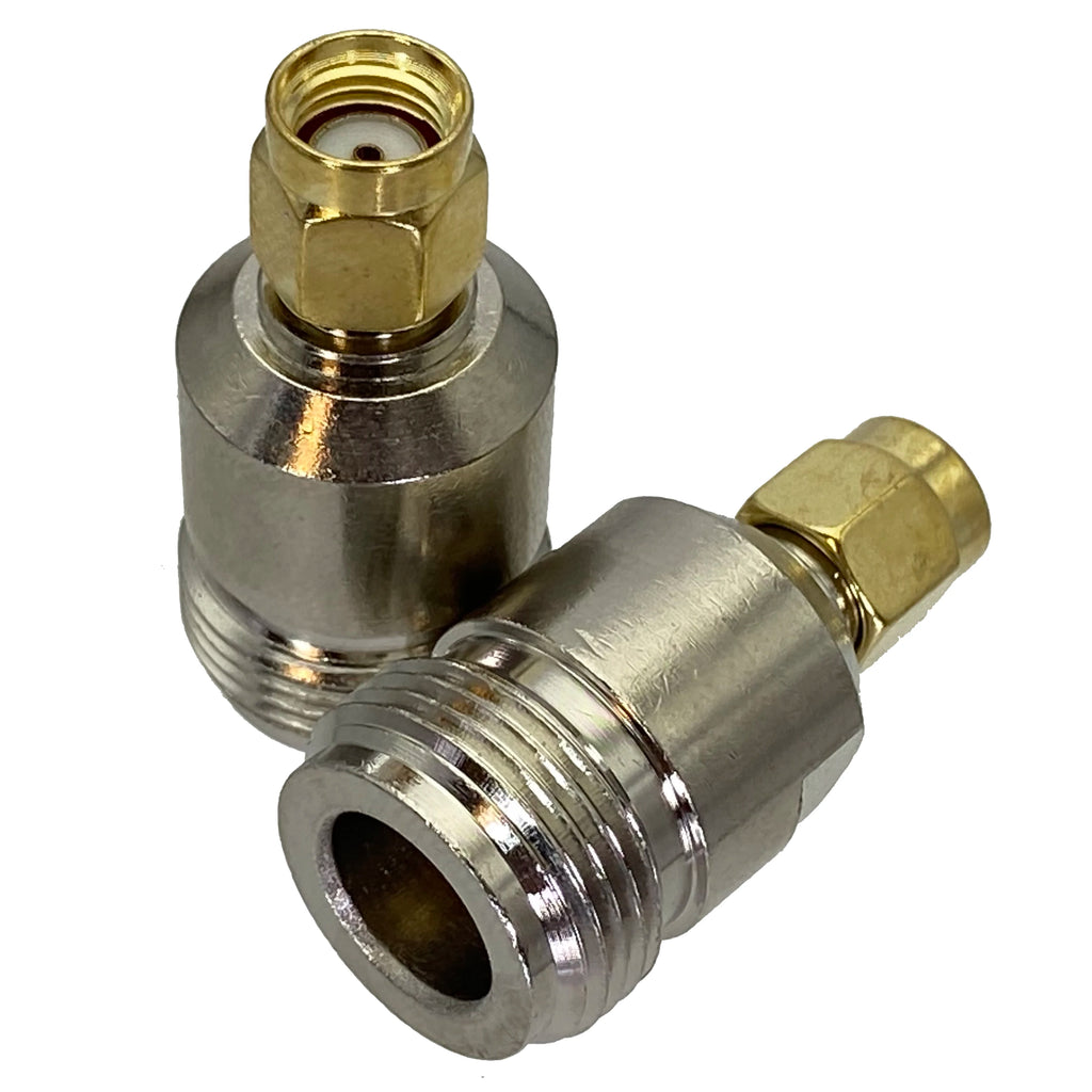N to SMA RP-SMA Adapter Kit RF Coaxial Connector Set N Male/Female to SMA Male/Female 50 Ohm for Ham Radio
