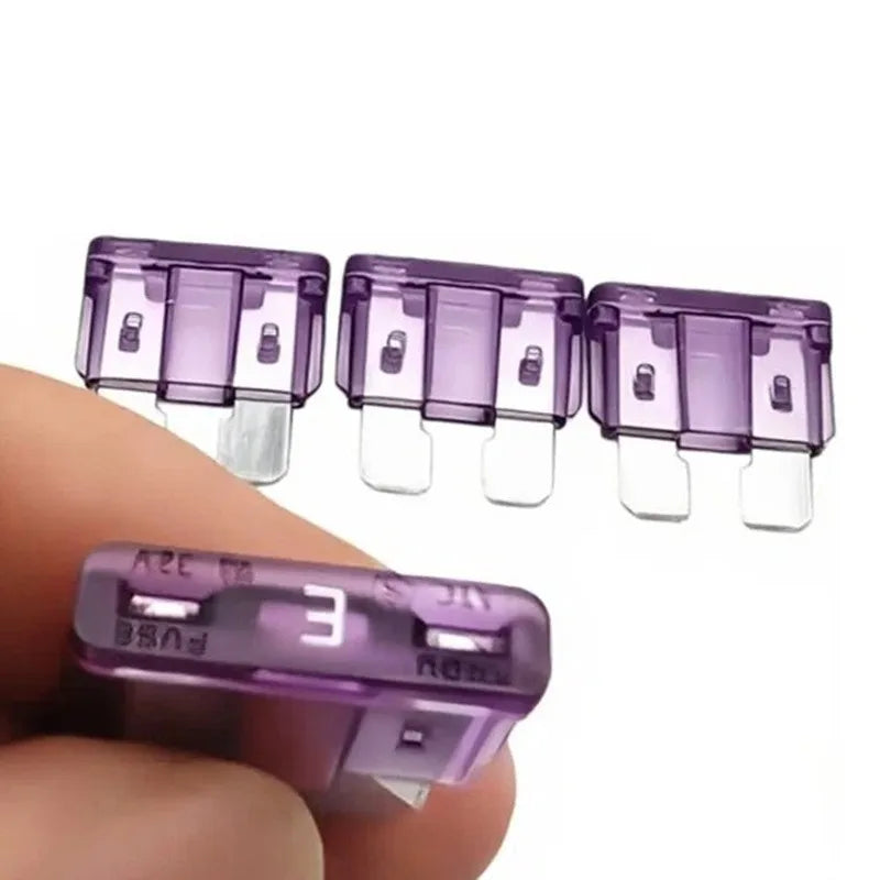 Fuses Standard 10-100pcs 5-40A Automotive Blade Fuse Kits Blade Type Fuse Replacement for Car/RV/Truck/Motorcycle/Boat Etc