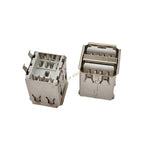 5/10Pcs Double USB Type A Female Solder Jacks Connector PCB Socket USB-A Type 90 Degrees / 180 Degrees Adapter