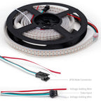 5V WS2812B Smart Dream Color Led Strip Light 30/60/74/96/144 LEDs/m Individually Addressable WS2812 Pixels Led Lights Magic Tape