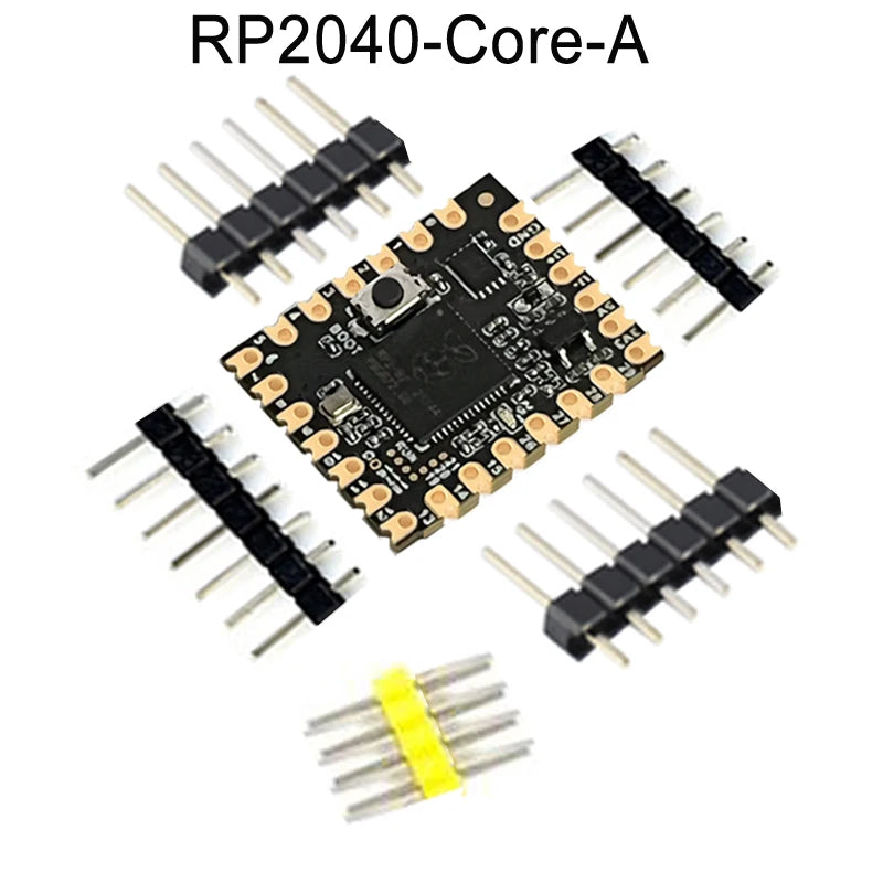 Based On Raspberry Pi Official RP2040 Dual Core Processor RP2040 Core A Board, 264KB SRAM 2MB Flash Optional RP2350-Core-A