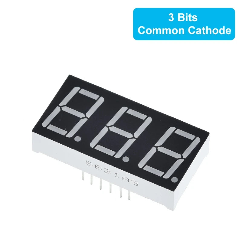 1/5/10PCS 0.56 inch LED display 7 Segment 1 Bit/2 Bit/3 Bit/4 Bit Digit Tube Red Common Cathode / Anode Digital For Arduino