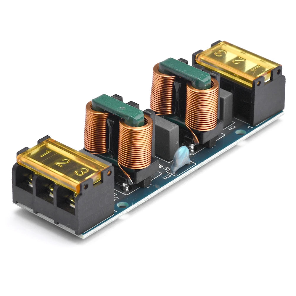 25A 6A Power Filter Board EMI High Frequency Two-Stage Power Supply Low Pass Filter Module Power Management EMI Filter