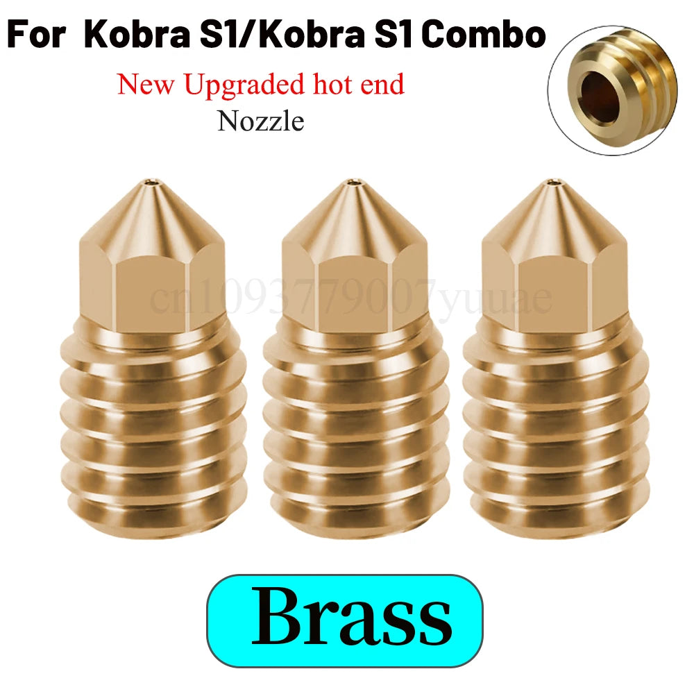 0.25mm All Metal Hotend Upgraded For Kobra S1/S1 Combo New Thermistor and Heater For Kobra S1 Hardened Steel Bimetal Nozzles