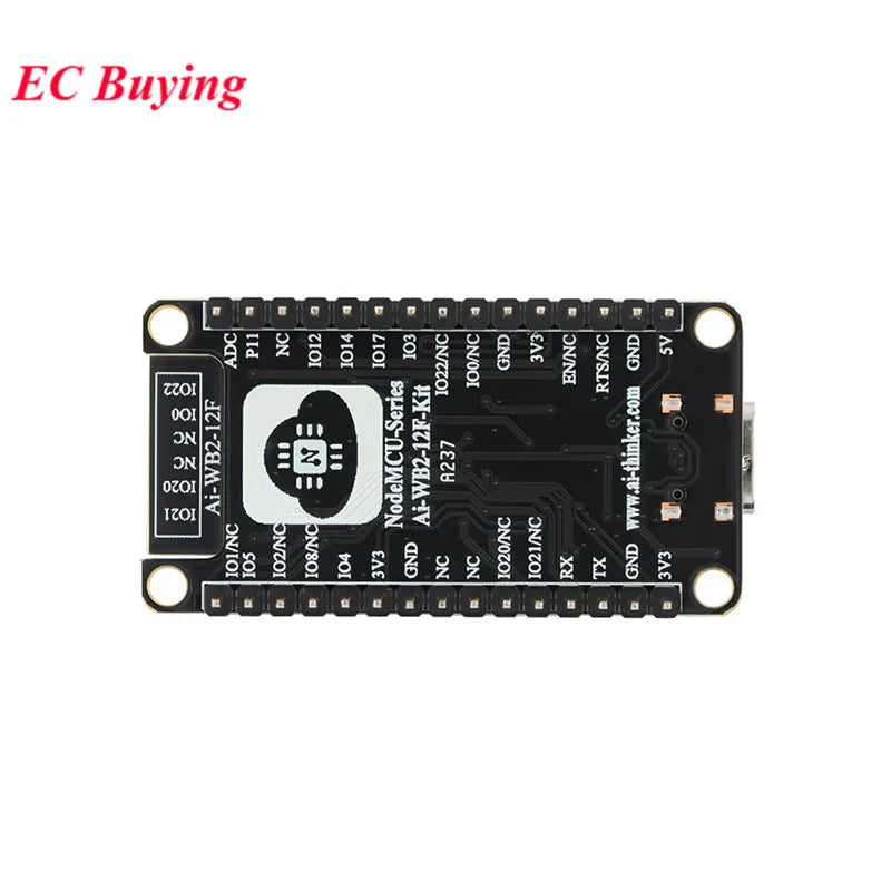 Ai-WB2-12F NodeMCU-Ai-WB2-12F-Kit Ai-WB2 2.4G WiFi+Bluetooth-compatible BLE 5.0 ESP-12F Development Board Module BL602 4MB