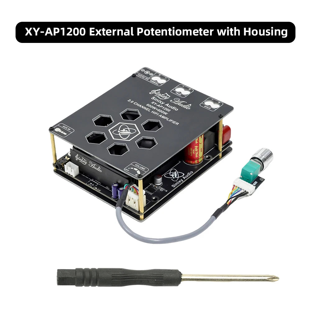 XY-AP1200 Pure Power Amplifier Board Class-D Power Amplifier 600W+600W 2-Channel TPA3255 Amplificador For Hi-Fi Speakers