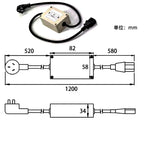 1PCS/Lot MT-500W-L Single-phase AC power filter 500W 220V anti-interference sound purification with plug and wire MT-500W-L