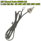 2Pcs/lot NTC Thermistor Temperature Sensor M8 Hexagonal Thread Probe B3950 1% 5K 10K 15K 20K 50K 100K 1M 2M 3M
