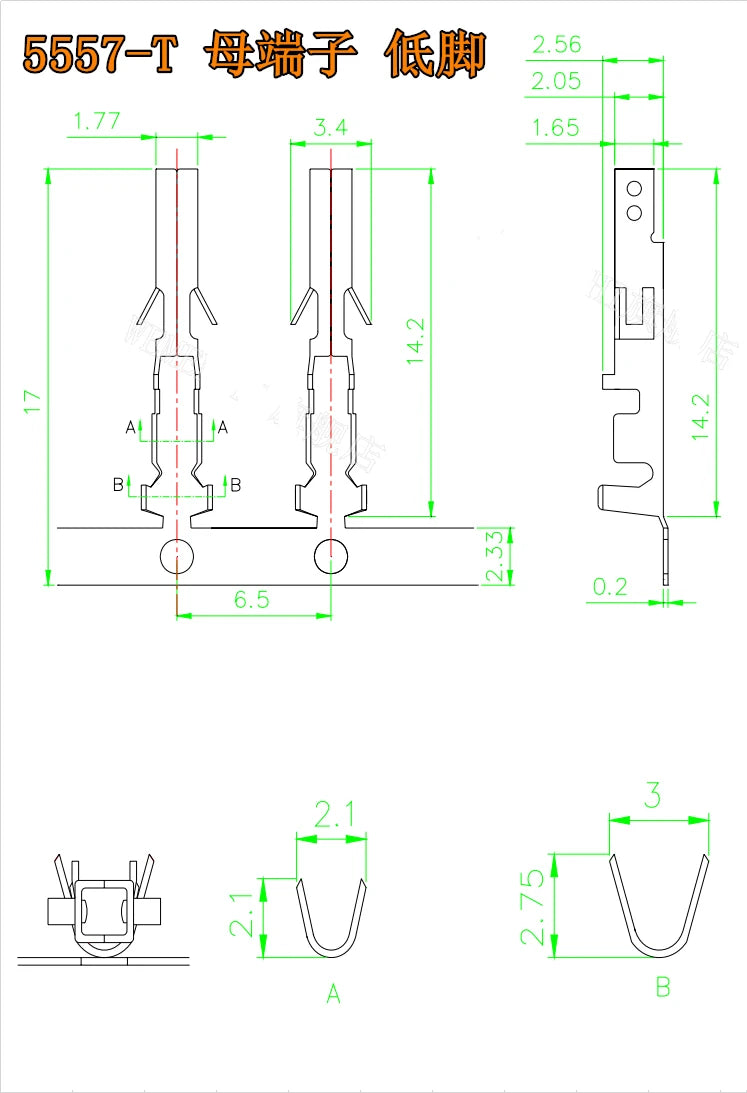 5Sets Molex Automotive Wire Connectors 5557/5569 Series 2P/4P/8P/10P/12P-24P Male Female Socket 4.2mm Plug for Electrical Wiring