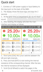 ToolkitRC M6D Green Purple 500W 15A DC Dual Channel Smart Charger Discharger For 1-6S Lipo Battery FPV Model Spare Part Replace