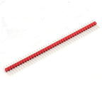 10PCS 2.54mm 1X40Pin Single Row Male Breakable Pin Header Connector PCB Pin Strip for Arduino Yellow/Green/White/Black/Red/Blue