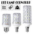 E14 E27 Led Corn Bulb 24W 30W 40W 50W Lamp Chandelier Decorative Living Light SMD5730 Chip Small Warm Replace Halogen Home Room