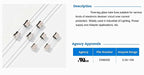 20Pcs/Lot 5*20mm T250mA 250V Glass Tube Fuse Slow Fuse 5X20 T0.25A Original New 5mm*20mm
