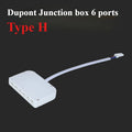 6 Ports 10 Ports Dupont Terminal Junction Box Hub Splitter Dupont 2/3P Male/Female Plug Cable Quick Line Connector For LED Strip