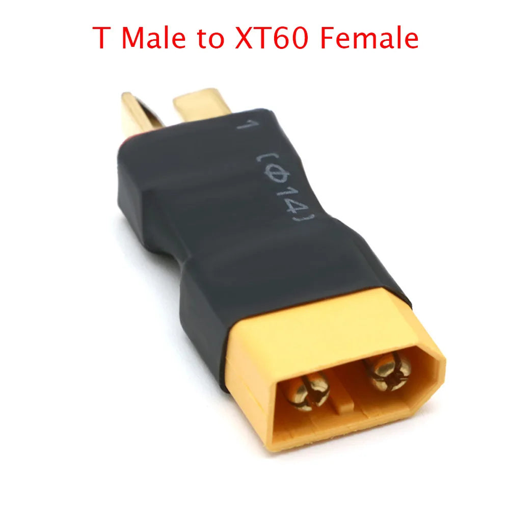 1pcs XT60 Male Plug to T Male / T Female Plug to XT60 Female Adapter For RC Helicopter Quadcopter LiPo Battery Plug Connector Pa
