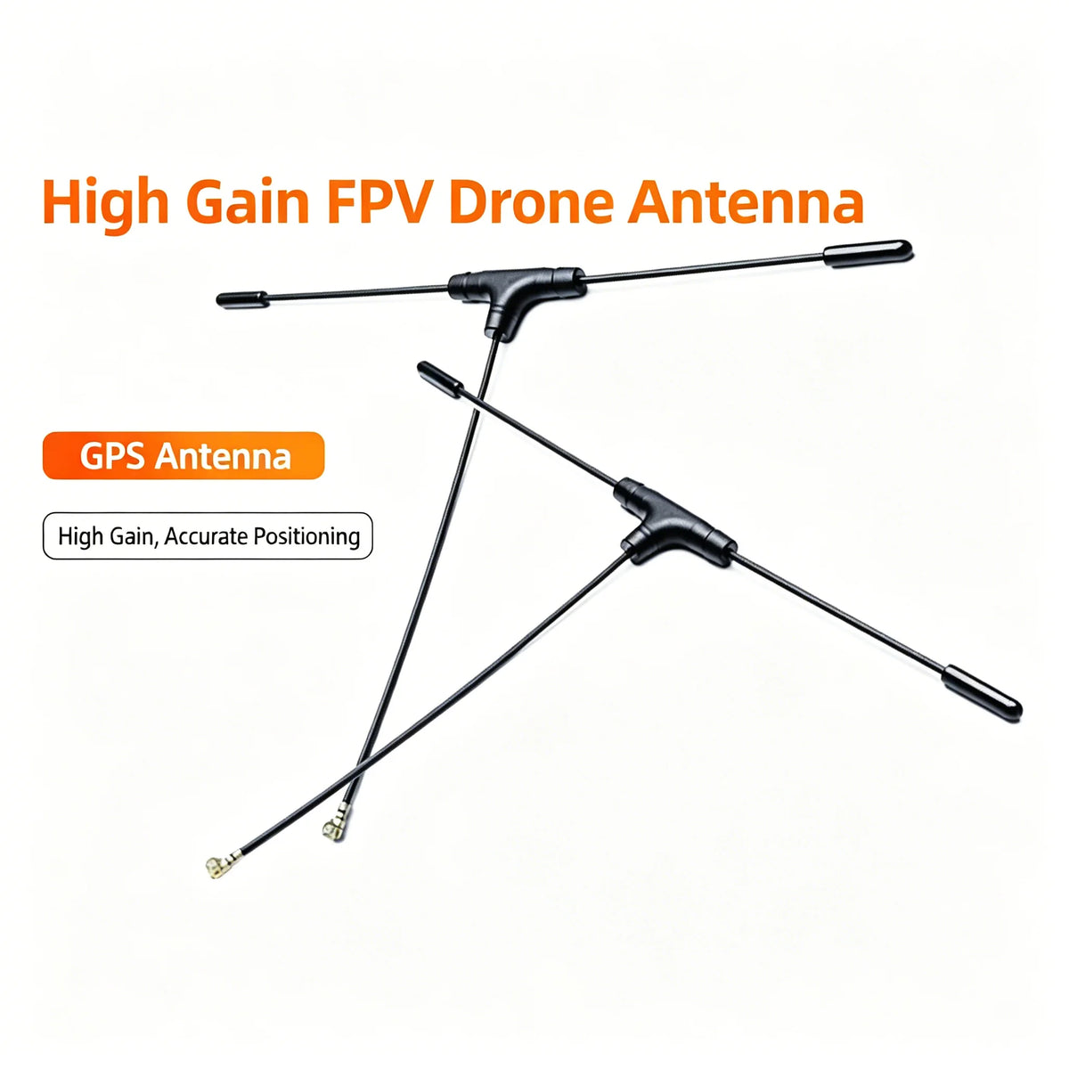 ELRS Receiver 2.4 GHz/915 MHz ExpressLRS High Refresh Rate Drone Communication Antenna for HD Video Transmission and FPV Antenna