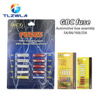 GBC European Automotive Fuse 5/8/10/16/30AMP 6mm Continental Car Blade Bakelite Auto Classic Ceramic Car Fuse Kit