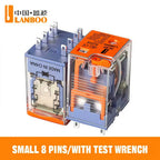 LANBOO Relay 12V 24V/AC 220V AC Voltage Coil High Quality General Purpose Micro Mini Relay with Socket Base 8pin/14pin