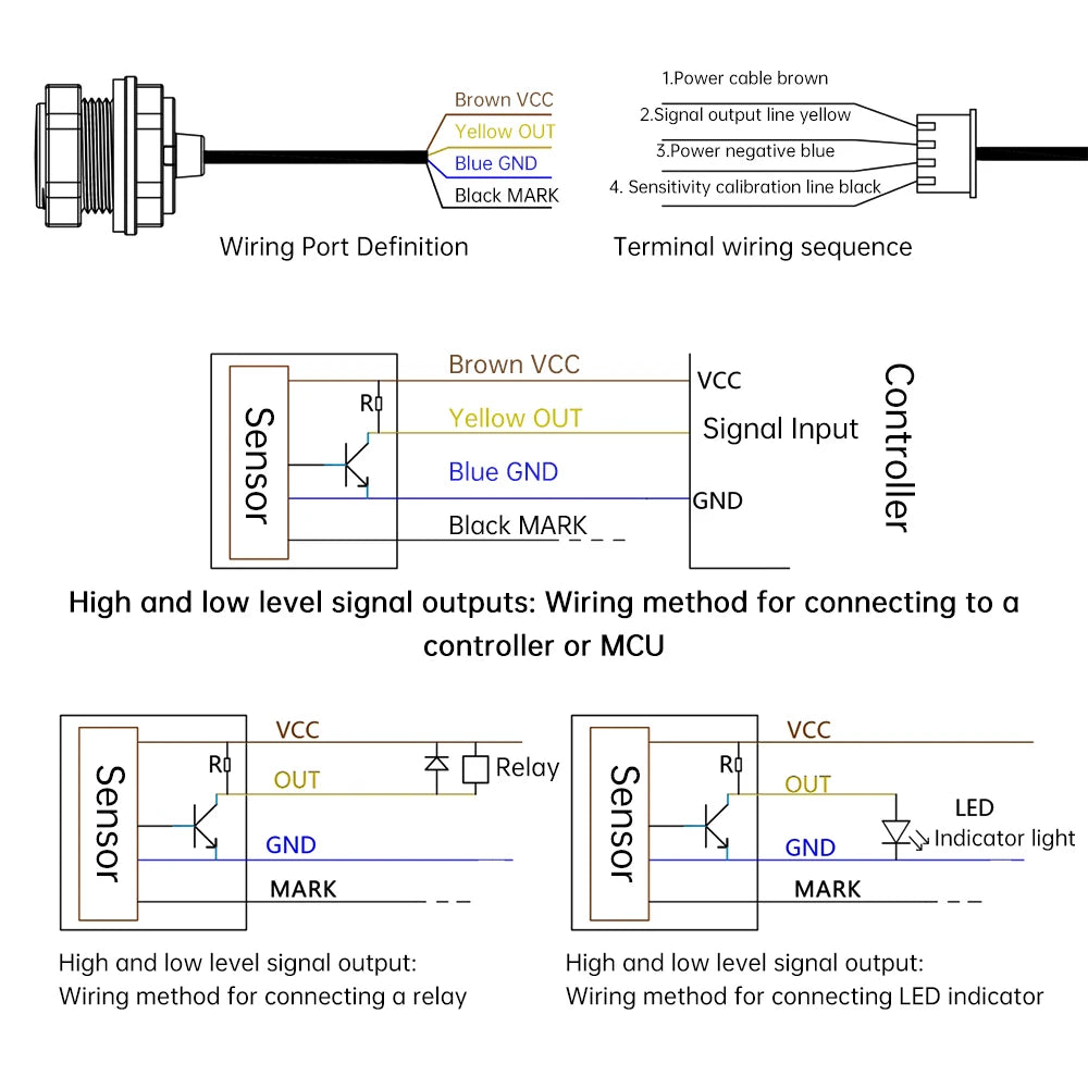 XKC-Y20-V/ XKC-Y20-NPN Low Cost Capacitive Contact Typle Liquid Level Switch Level Sensor for Both Metal and Non-metallic Tank