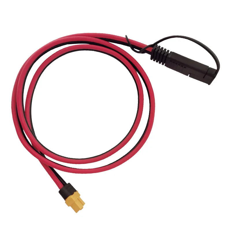 12awg 1m XT60 Female Connector To SAE with Dust Cap Connection Cable XT60 Banana Plug Cable Sae