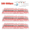 100/500/1000PCS Waterproof AWG22-18 Red Solder Seal Sleeve Splice Terminals Copper Heat Shrink Electrical Wire Butt Connectors