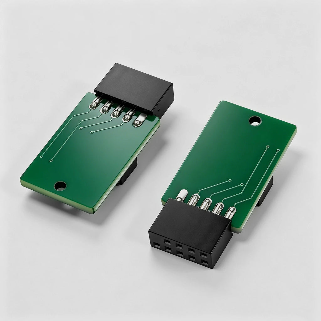 Mini Computer Power Reset Switch Board 9-Pin Connector Front Panel Header for PC Desktop Motherboards with LED Status Indicators