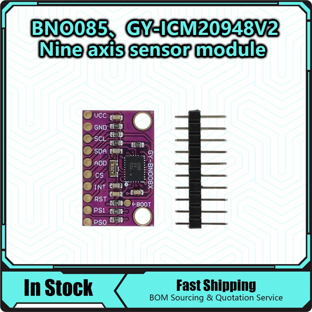 GY-BNO080 BNO085 GY-ICM20948V2 AR VR IMU High Accuracy Nine-Axis 9DOF AHRS Sensor Module
