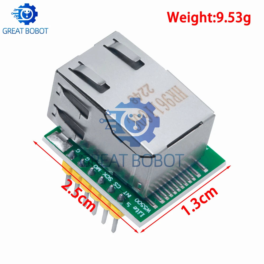 BS 1PCS  W5500 Ethernet network module hardware TCP / IP 51 / STM32 microcontroller program over W5100