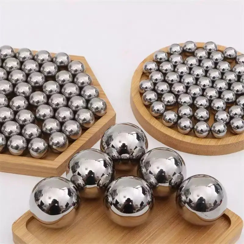 27-343Pcs Silver Round Ferrite Magnet Magnetic Bracelet Bead Palm Stone Magnetic Polishing Ball Jewelry DIY Crafts Multi-purpose