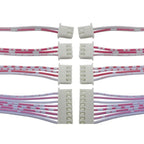 10PCS XH2.54 Female Connector Terminal Cable 10cm 20cm 30cm JST 2.54mm Red white Wire 2p 3p 4p 5p 6p 7p Single/Double Head 26AWG