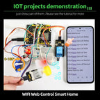 Keyestudio IOT ESP32 Learning Kit For Arduino ESP32 All-in-One Learning +134 Projects Support MicroPython&Arduino C Programming