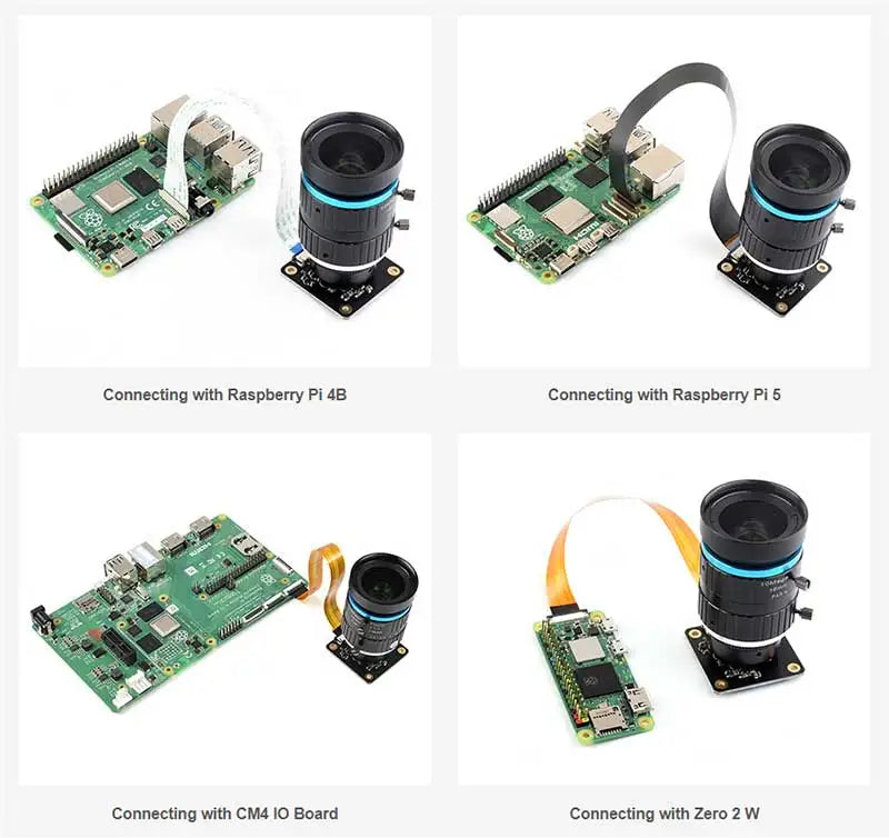 Raspberry Pi HQ Camera High Quality CS/C For Raspberry Pi And Jetson Series IMX477 12.3MP