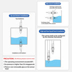 BXUAN Capacitive Contact Liquid Level Sensor, Lubricating Grease Adhesive Oil Level Sensor, Proximity Switch