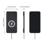 Car Wireless Charger Pad Base USB Cable for iPhone 16 15 14 13 12 Pro Max Samsung Xiaomi Airpods Pro 2 LG Fast Charging Station