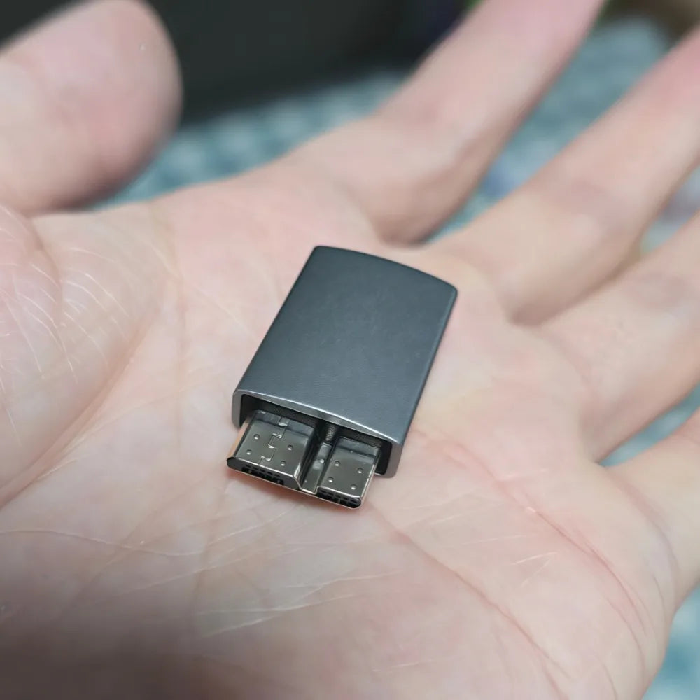 USB C to Micro B USB3.0 Adapter Type-C Female to Micro B Male Fast Charge USB Micro 3.0 to Type C Super Speed for HDD USB Type C