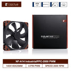 Noctua NF-A14 industrialPPC 2000RPM/3000RPM IP67 140mm Case Fan 12V/24V PWM CPU Cooling Fan Computer Case Industrial Equipment