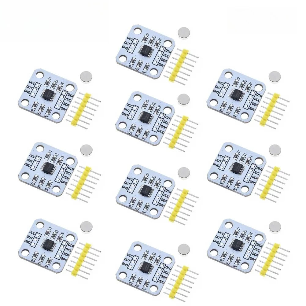 1/5/10PCS AS5600 Magnetic Encoder Module Magnetic Induction Angle Measurement Sensor 12bit High Precision 12bit 3.3V for Aduino