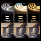 8/10mm COB LED Strip Light 12V/24V 480/528leds/m High Density Warm Cool White Red Blue Green Flexible Linear Tape Lights Bar