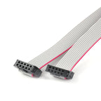 2.54mm Pitch FC-6/8/10/12/14/16/20/24/30/34/40/50 PIN JTAG ISP Download Cable Gray Flat Ribbon Data Cable for DC3 IDC Box Header