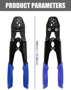 Heavy Duty Battery Lug Crimper YEJ-5100A for 5A-100A(AWG 13-3) OT Open Barrel Terminals, Automotive Wire Crimp Pliers