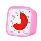 VT01 60 Minute Visual Timer Silent Countdown Time Manager with Protective Case Drop-proof Alarm Clock DIY Timer for Kids Kitchen