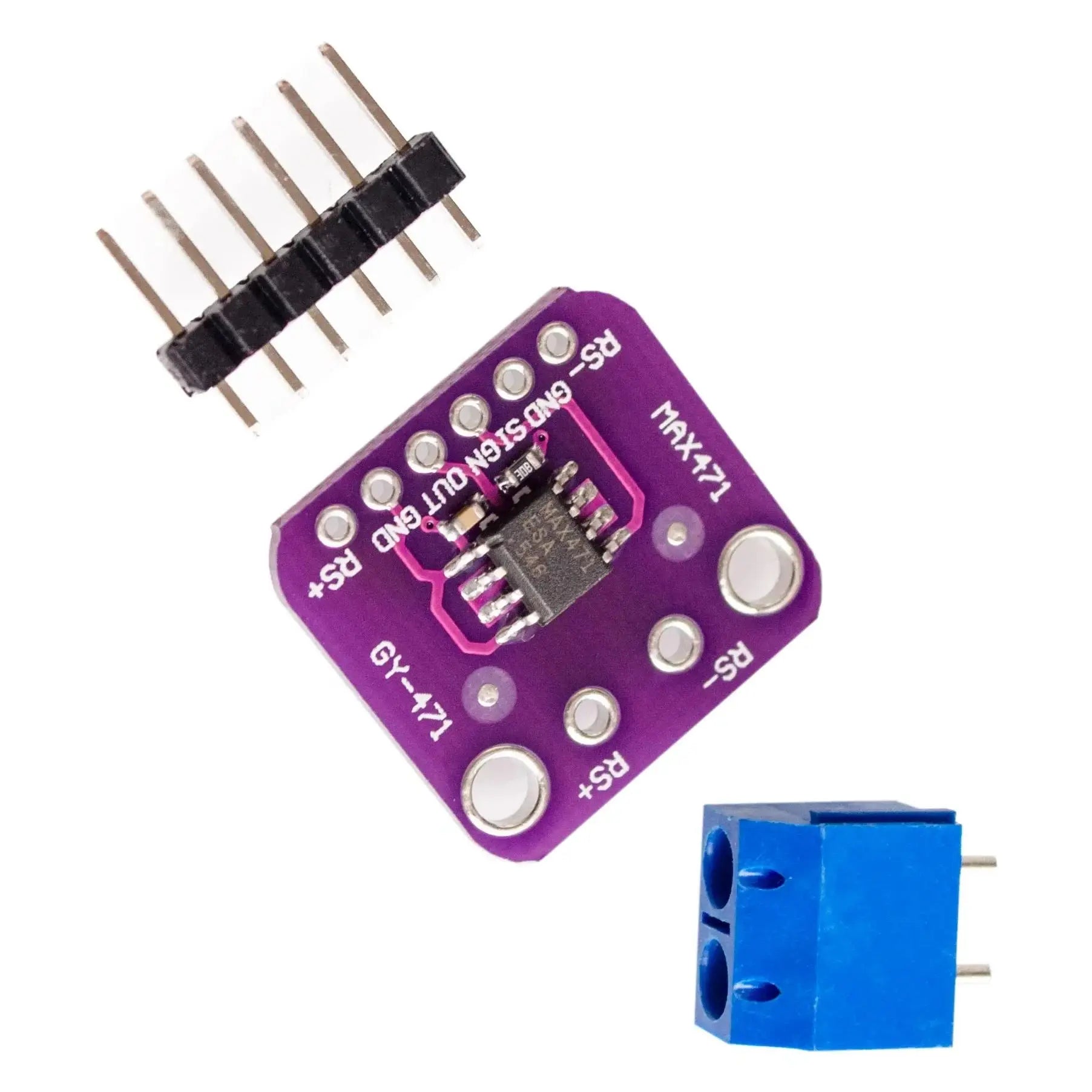 Max471 Voltage Current Sensor Module For Arduino AVR Tester Board 5V DC 3-25V 0-3A Resistive Voltage Divider GY-471 Sensors