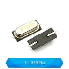 10PCS 4Mhz 6Mhz 8Mhz 12Mhz 11.0592MHZ 14.318MHZ 16MHZ 20MHz 24MHZ 25MHZ SMD Quartz Crystal Resonator Passive Oscillator HC49S