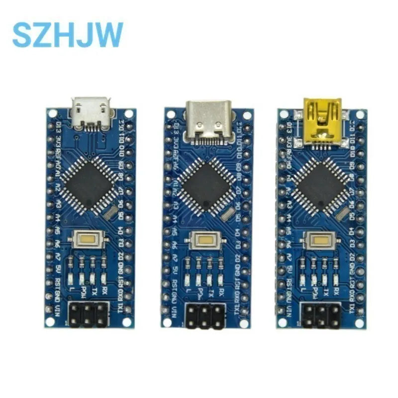 1-10PCS Nano V3.0 ATmega328P/PB CH340 USB Module, Mini Arduino Compatible Board with Bootloader for DIY Electronics Projects