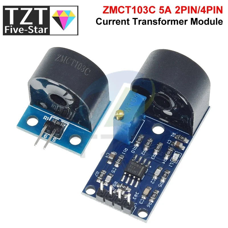 1/3PCS ZMCT103C 5A Range Single Phase AC Active Output Onboard Precision Micro Current Transformer Module Current Sensor