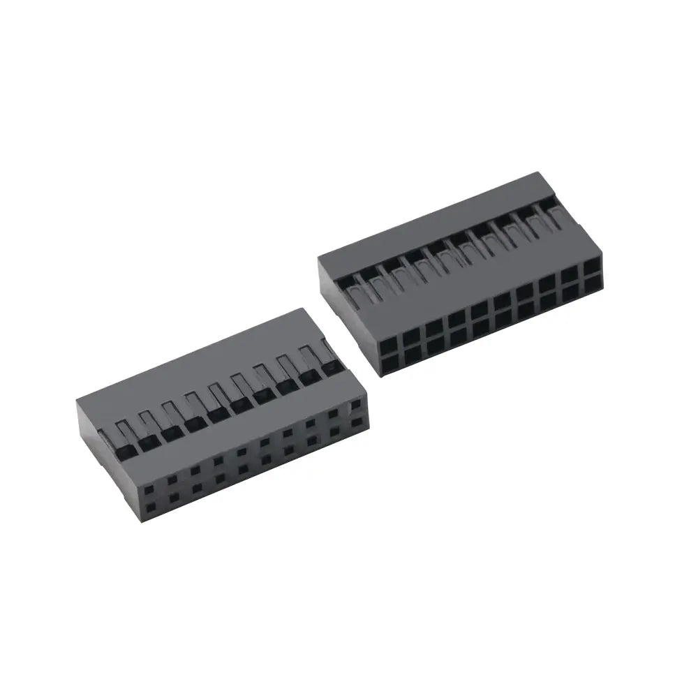 Dupont Plastic Shell Plug 2.54mm Single Double Row Dupont Connector 1/2/3/4/5/6/7/8/9/10P 2*2/3/4/5/6/8/10/20P Housing Terminals