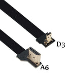Camera 0.05M-1M FPC flexible cable drone aerial photo transmission FPV Micro HDMI to HDMI HD cable