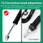 LUXIANZI T12 Soldering Iron Tips Welding Tools 6C/8C/10C/12C For T12 Soldering Station Constant Temperature Soldering Iron Head